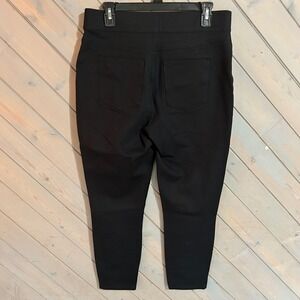 SPANX Women's Black Ponte Knit Slim Straight Leg‎ Pull On Pants XL TG